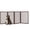 Brown, variant on PETMAKER 3-Panel Indoor Foldable Pet Gate for Stairs or Doorways (Gray)