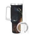 thumbnail image 2 of KLL Firefly Forest Fox Print 40oz Stainless Steel Insulated Car Cup Coffee Mug with Spillproof Lid - Keep Your Drink Hot or Cold on the Go, 2 of 8