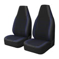 thumbnail image 2 of 2 fundas para reposacabezas de asientos delanteros y traseros, protector universal impermeable para cojines de asientos de SUV, sedanes, autos y Azul, 2 of 8