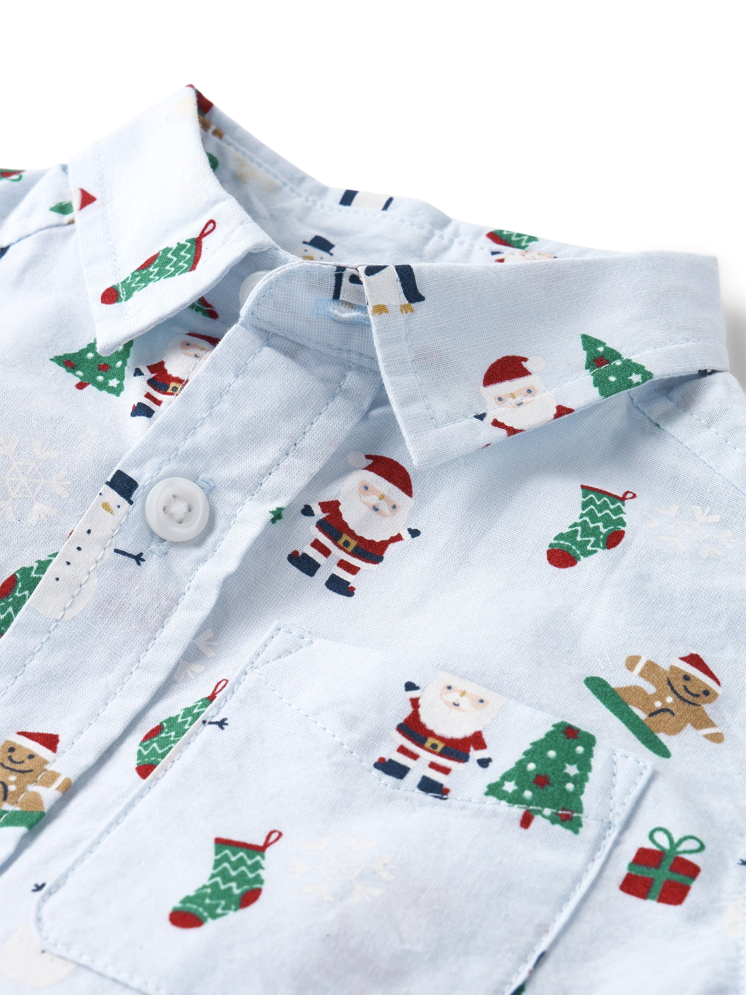 The Children's Place Toddler Boys Long Sleeve Button-up Shirt, Sizes 12M-5T