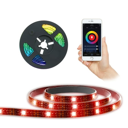 Monster Smart Google Assistant Multicolor LED Light Strip – 6.5 ft