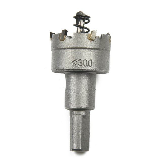Metal Cutter Carbide Tip Stainless Steel TCT Drill Bit Holesaw Bits Set 15-55mm