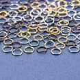 thumbnail image 3 of 210g Assorted Iron Open Jump Rings Brass Jewelry Findings Connector Rings for Jewelry Making Crafts Supplies, 3 of 7