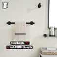 thumbnail image 3 of Double Towel Bar Matte Stainless Steel Bath Towel Rack for Bathroom Towel Holder Wall Mount Total Length TBLPB, 3 of 8