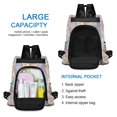 thumbnail image 4 of FORMRS Women's Travel Backpack Purse Anti-Theft Hidden Pockets Casual Shoulder Bag, Elegant Marble Pattern, 4 of 7