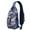 Summer Beach Sl, variant on Summer Beach Sling Backpack, Lightweight Crossbody Daypack with Tropical Hibiscus and Palm Leaves, Anti-theft Travel Bag for Commuting and Short Trips