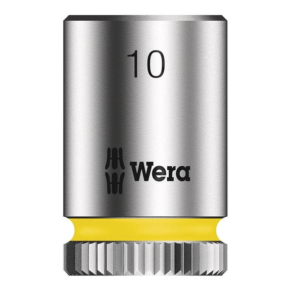 Wera 05003509001 Zyklop 8790 HMA 1/4" Socket, 10mm Hex Head
