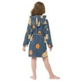 thumbnail image 7 of FORMRS Niños Bathrobe Unisex Hooded Robe Soft Plush Pajamas Sleepwear, Size 2-3T, Blue Capybaras, 7 of 7