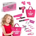 thumbnail image 1 of Maojin Toy Story Juguetes Girls Beauty Salon Set Pretend Play Stylist Hair Cutting Kit Hairdresser Toys With Hair Dryer, 1 of 2