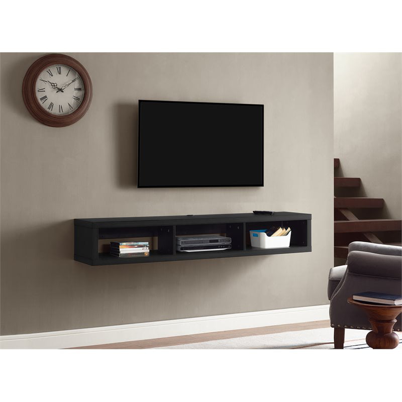 Martin Furniture 60" Shallow Wall Mounted Media Console in ...