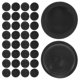 thumbnail image 1 of unbranded 50Ud Tapones Redondos De Goma Para Hucha Con Resistente Y Fáciles De Usar En Casa Color Negro, 1 of 8