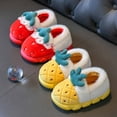 thumbnail image 6 of Unisex Winter Cozy Slippers For Girls Cartoon Fruit Design Slip Resistant Warm Indoor Bedroom Shoes Comfort For Children At Home Soft Fabric Yellow, 6 of 6