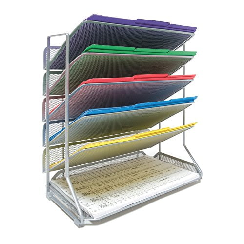 Seville Classics Legal Size Office Desk Organizer With 6 Mesh