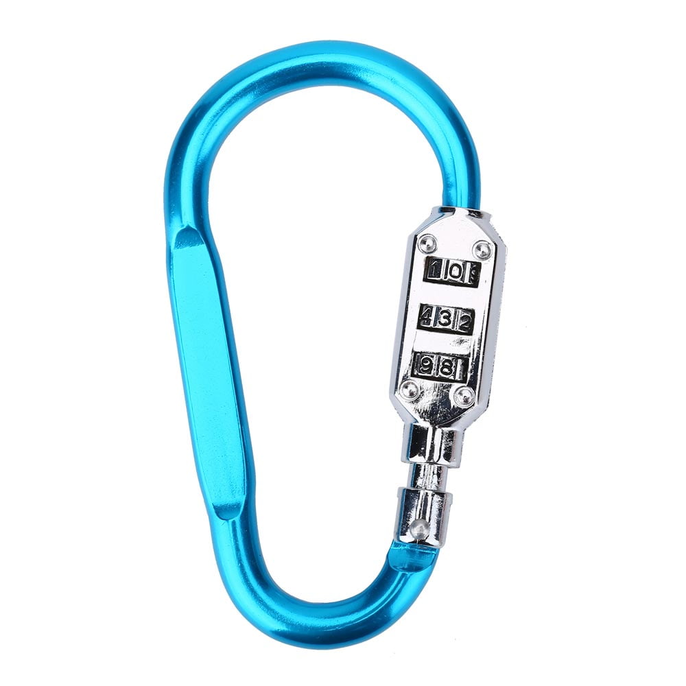 Wiwaplex 5 Pcs Carabiner D Ring with Keychain Durable Hooks for Campin