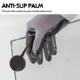 thumbnail image 6 of Vgo... 10-Pairs Safety Work Gloves, Gardening Gloves, Non-slip Nitrile coating, Dipping Gloves (Size M,Gray, NT2110), 6 of 6