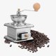 thumbnail image 5 of Molinillo de cocina manual para una auténtica experiencia del grano a la taza Molinillo de café cuadrado de acero inoxidable, 5 of 8