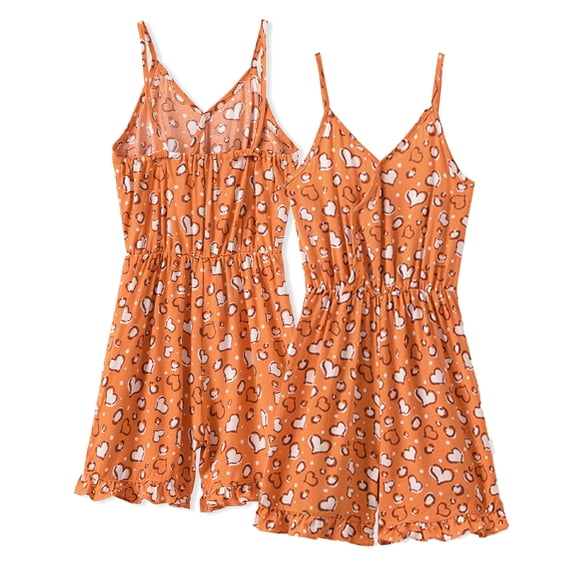 WOLLED 1-6T Girls Floral Halter Sleeveless Halter Romper Shorts High Waist Shorts Jumpsuit for Toddler Baby