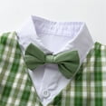 thumbnail image 5 of Kids Toddler Boys Shorts Set Casual Set Green Short Sleeved Suit Gentleman Two Piece Clothes Set Summer Outfits,Size 18-24 Months, 5 of 7