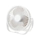 thumbnail image 1 of Ventilador de mesa USB con diseño moderno y potente Blanco, 1 of 9