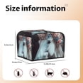 thumbnail image 5 of Fotbe Flower Crown White Horse for Four Slice Toaster Cover, Fingerprint Protector, Super Soft Appliance Cover And Dust Cover,Bread Dust Cover & Fingerprint Protection, 5 of 7