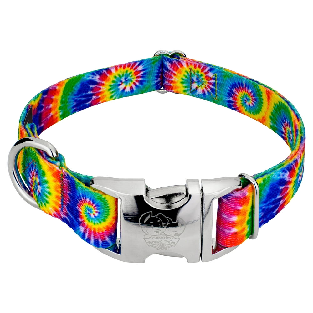 Country Brook Petz® Premium Classic Tie Dye Dog Collar, Large Walmart