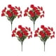 thumbnail image 2 of Flores artificiales para exteriores, de seda realista para decoración de jardín, resistentes a la intemperie, arreglos florales artificiales, follaje realista para patio, porche y espacios, 2 of 5