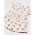 thumbnail image 3 of Touched by Nature Baby and Toddler Girl Organic Cotton Short-Sleeve Dresses 2pk, Cherry Blossom, 9-12 Months, 3 of 4