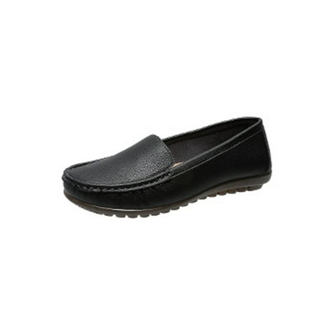 

Bellella Womens Loafers Slip On Boat Shoes Driving Flats Casual Moccasins Walking Work Black 6.5
