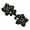 Black, variant on Chinese Knot Frog Buttons Closures Sewing Fasteners Costumes Buttons for Clothing Cheongsam Cloaks Sweater Cardigans