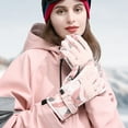 thumbnail image 6 of Ski Gloves Winter Waterproof Warm Touchscreen Snow Gloves for Women Outdoor Warm Gloves, 6 of 17