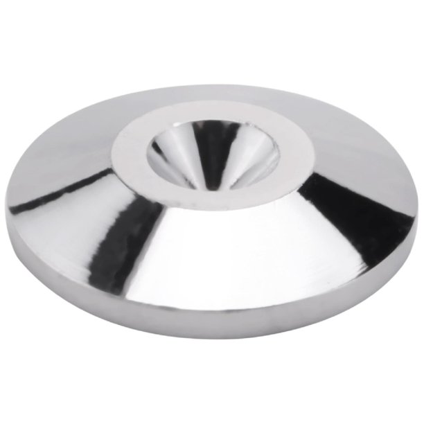 8 piezas 25 X 4 mm Almohadillas de púas de altavoz de cobre universales Almohadilla de base de amortiguación de altavoz Pies de soporte de aislamiento Con