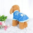 thumbnail image 1 of Camiseta para mascotas primavera otoño perro cachorro ropa para gatos pequeños, chaleco impreso, talla L #1, 1 of 7