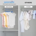 thumbnail image 6 of 20 Pcs. Non-Slip Plastic Kids Hangers - Durable and Space-Saving Closet Organizers for Infants, Toddlers, and Kids' Clothing (Blue), 6 of 6