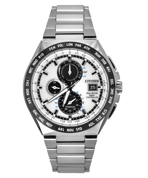Citizen Tsuki-yomi A-T Eco-Drive Perpetual World Time Men's Watch
