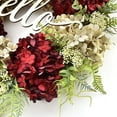 thumbnail image 5 of Spring Wreath for Front Door Wreath 18 Inch Green Hydrangea Wreath Summer Wreath Handmade Hello Wreath Farmhouse Wreath Grapevine Wreath, 5 of 5