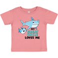 thumbnail image 3 of Inktastic My Great Uncle Loves Me with Cute Sharks Boys or Girls Baby T-Shirt, 3 of 5