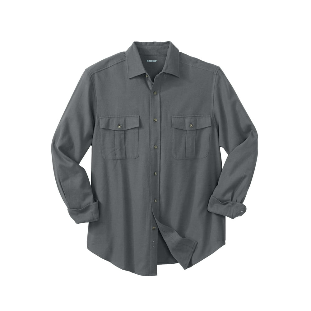 mens brushed flannel shirt