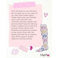 thumbnail image 7 of MeMoi  Star Shine Knee-High Socks - Girls - Female, 12, White, 7 of 7