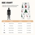 thumbnail image 2 of Salouo Buffalo Plaid Christmas Trees Print Women's Pajama Pants Casual Loose Sweatpants PJs Flowy Pants Drawstring Palazzo for Women Wide Leg Pants Lounge Pajama -X-Large, 2 of 8