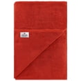 thumbnail image 5 of American Soft Linen Luxury 40x80 Oversized Bath Sheet, 100% Cotton XL Turkish Bath Sheet Towel, Red, 5 of 9