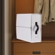thumbnail image 1 of Caja de almacenamiento de ropa de cama de tela plegable, bolsa de organización para armario, contenedor de almacenamiento de sábanas para manta, funda , beige perfecl Contenedor de almacenamiento de sábanas, 1 of 8