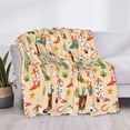 thumbnail image 3 of Fuzoiu Groovy American Western Footwear Print Flannel Blanket,Throw Blanket,Flannel Home Decor,Fleece Bed Blankets,Cozy Soft Blanket for Bed, Sofa, Camping, and Travel-80"x60", 3 of 6