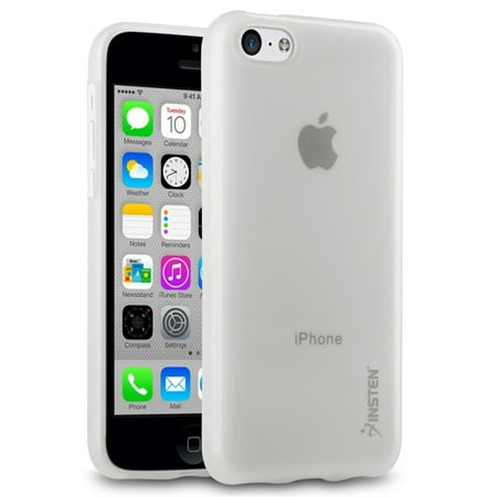 Insten Frost Clear TPU Rubber Soft Gel Cover Case for Apple iPhone