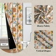 thumbnail image 5 of Dashan Floral Blackout Curtains for Living Room,Farmhouse Brown Window Drapes for Bedroom,52x84 Inch,Set of 2, 5 of 6
