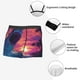 thumbnail image 3 of Fotbe Hawaiian Island Beach Shark Calzoncillos Tipo Boxer con Bolsa de Soporte Total para Hombre, X-Temp Fresco, Transpirable y de Secado Rápido-XX-Large, 3 of 5