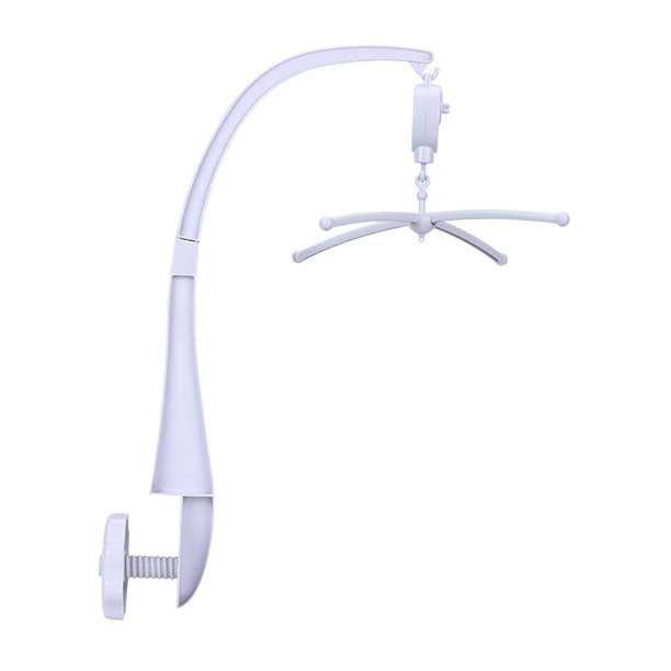Brazo móvil para cuna, soporte colgante ajustable, juego de stent para cama de bebé DIY con estante giratorio