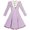 Purple, variant on Girls Dress School Uniform White Collar Long Sleeve Striped 4