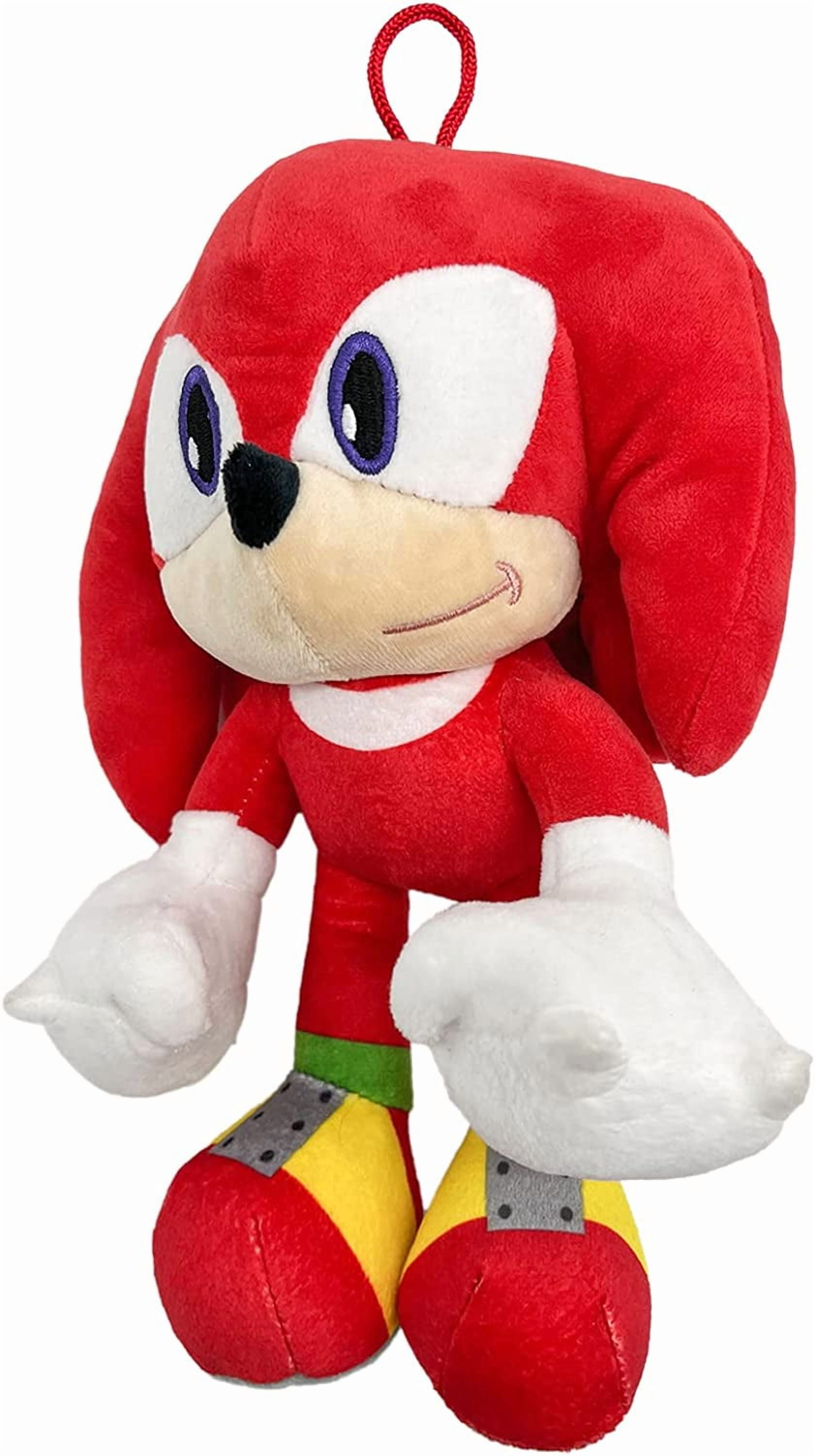 Sonic Knuckles Plush Toys, Hedgehog Stuffed Doll, Cool Anime Soft Pillow Toy, Gifts for Kids