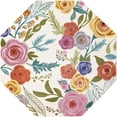 thumbnail image 1 of Unique Loom Blossom Floral Area Rug 6' x 6' Octagon Ivory/Green, 1 of 1