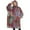 Multicolor Ethnic Diamond, variant on Oversized Wearable Blanket Hoodie,White Boho Bohemia Rainbows Suns Clouds Pattern Sherpa Blanket Hoodie with Super Pockets,Super Warm Fuzzy Pullover for Women & Men